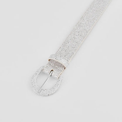 Sequin PU Leather Belt Carauana Store