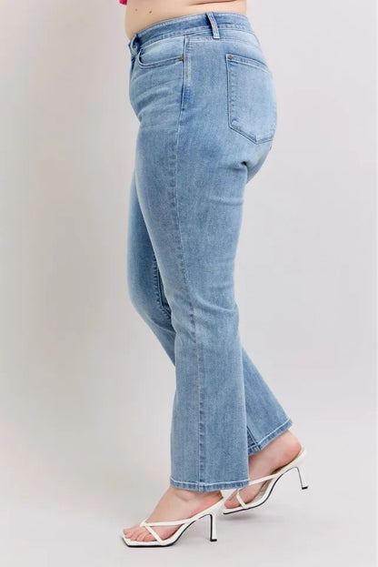 Judy Blue Plus Size High Waist Dad Jeans Carauana Store