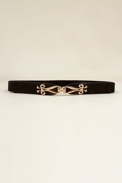 Alloy Buckle Elastic Belt Carauana Store