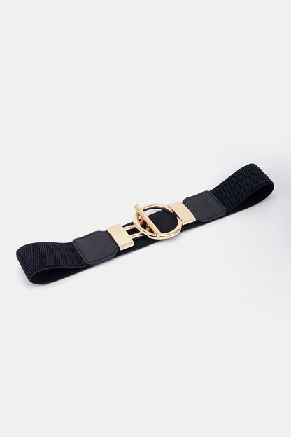 Circle Shape Buckle Zinc Alloy Buckle PU Leather Belt Carauana Store