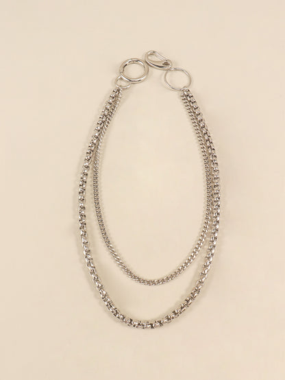Double-Layered Metal Chain Belt Carauana Store