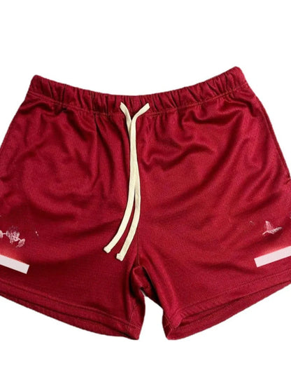 Men's Plus Size Graphic Drawstring Active Shorts Carauana Store