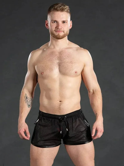 Men's Drawstring Side Striped Active Shorts Carauana Store