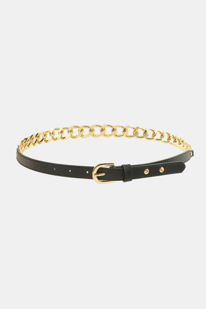 PU Leather Chain Belt Carauana Store