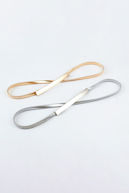 Elastic Iron Skinny Belt Carauana Store