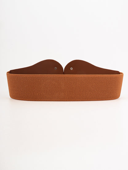 Alloy Buckle Elastic PU Belt Carauana Store