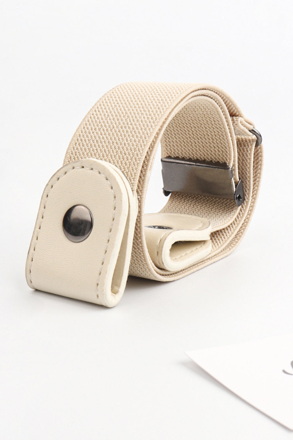 PU Elastic Snap Closure Belt Carauana Store