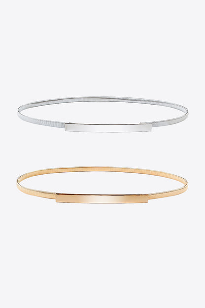 Elastic Iron Skinny Belt Carauana Store