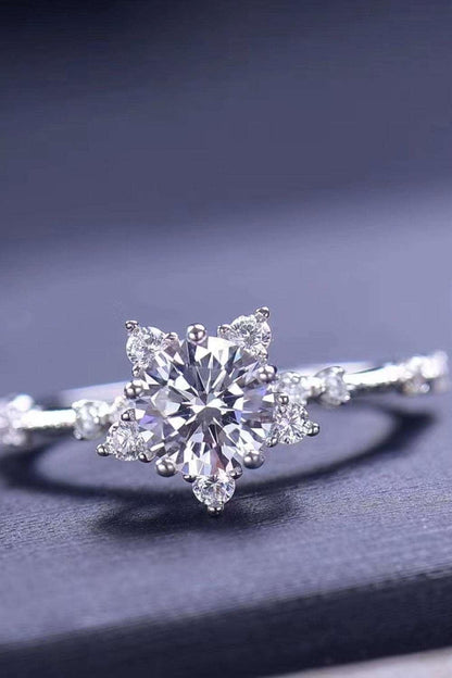 1 Carat Moissanite 6-Prong Ring Carauana Store