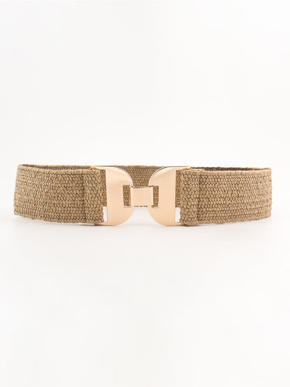 Alloy Buckle Elastic Belt Carauana Store