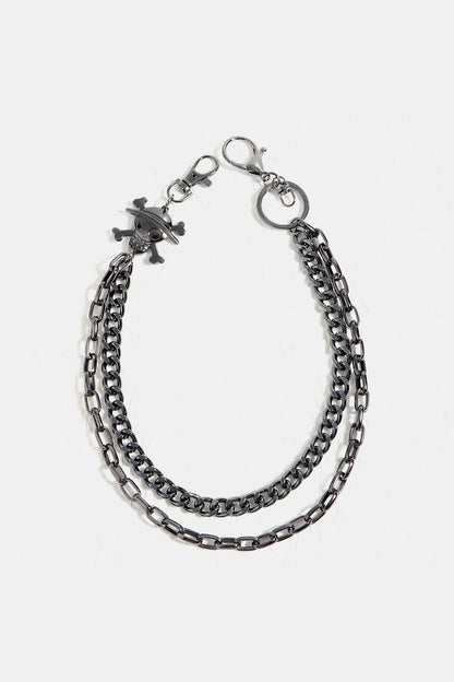 Treasure Point Shape Double Layer Alloy Belt Carauana Store