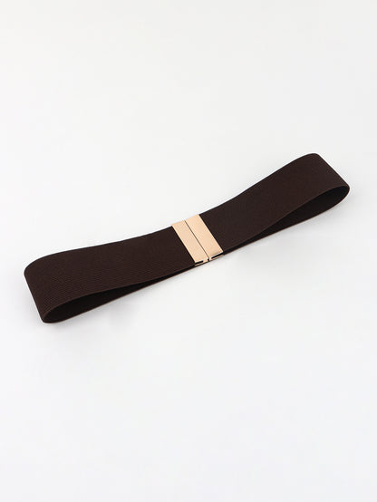 Alloy Buckle Elastic Belt Carauana Store