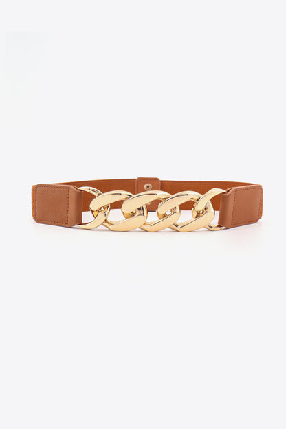 Chain Detail Elastic Belt Carauana Store
