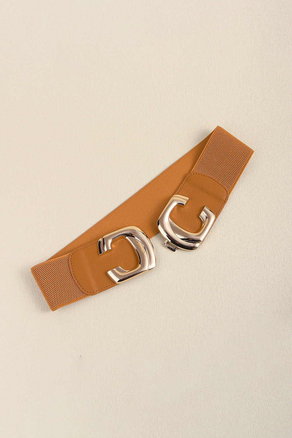 Zinc Alloy Buckle Elastic Wide Belt Carauana Store