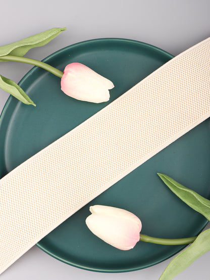 PU Elastic Wide Belt with Alloy Buckle Carauana Store