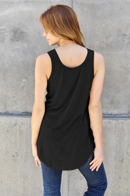 Basic Bae Full Size Round Neck Tank Carauana Store