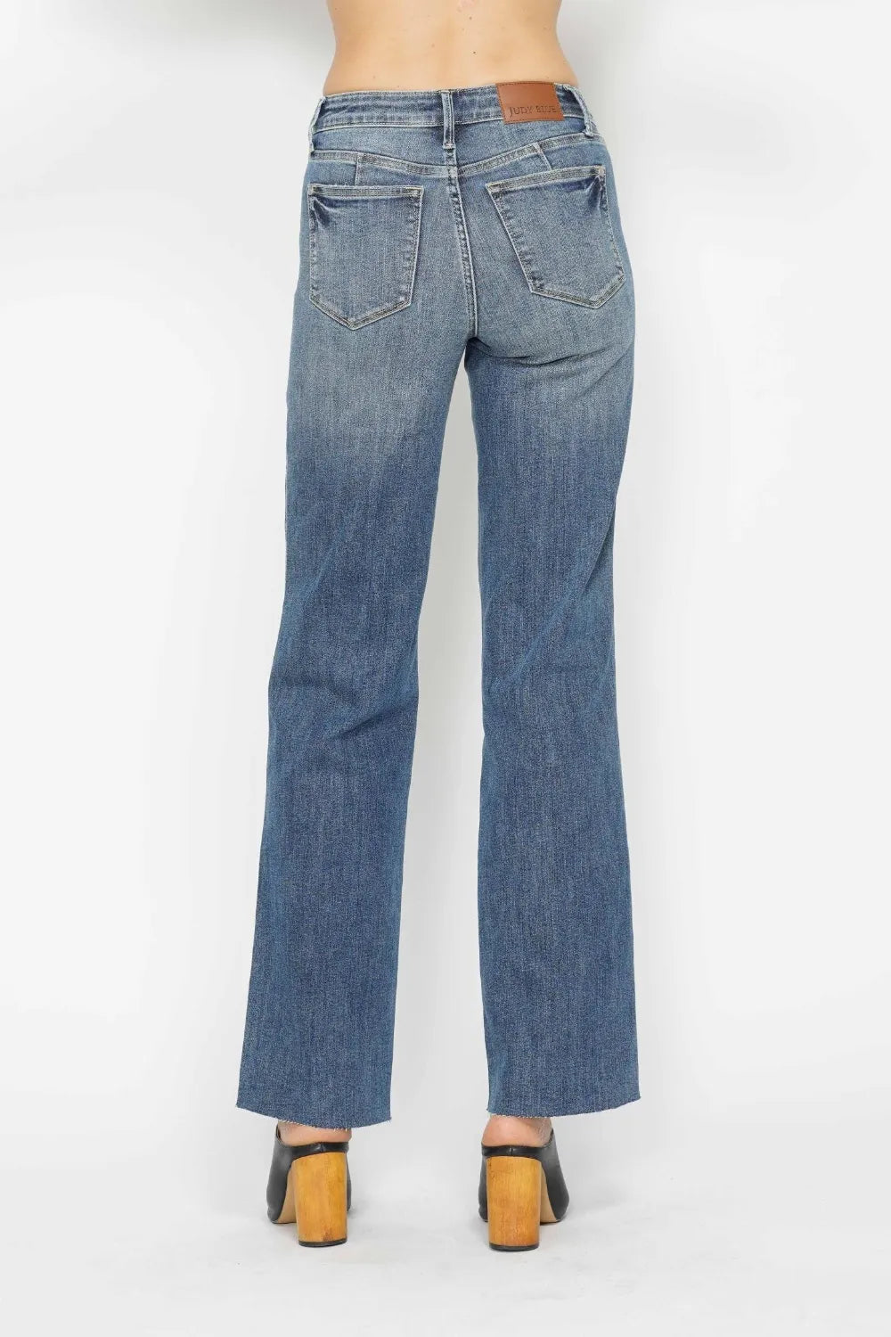 Judy Blue Full Size Tummy Control Straight Jeans Carauana Store