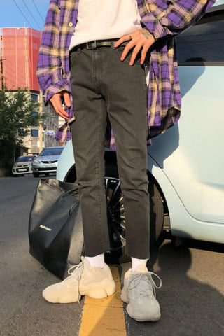 Men's Slim Fit Jeans with Pockets