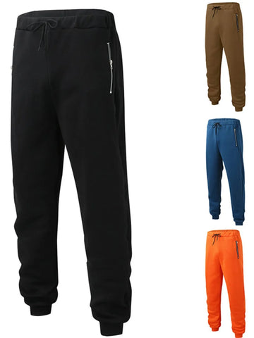 Men's Full Size Drawstring Pants with Pockets Plus Size