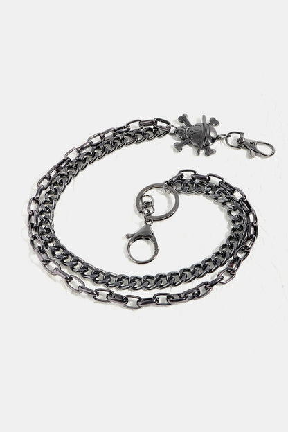 Treasure Point Shape Double Layer Alloy Belt Carauana Store