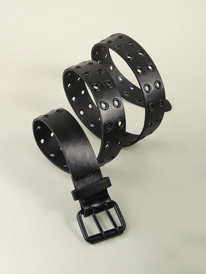 Grommet PU Leather Belt Carauana Store