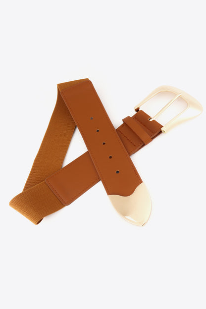 Elastic Wide PU Belt Carauana Store