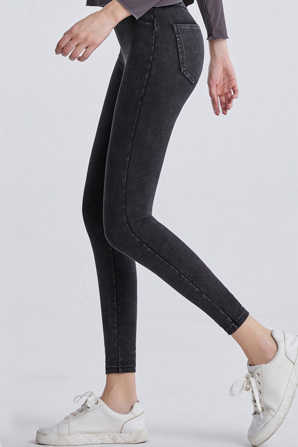 High Waist Cropped Jeans Carauana Store