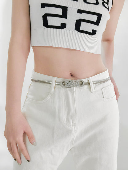 Knot Buckle Metal Belt Carauana Store