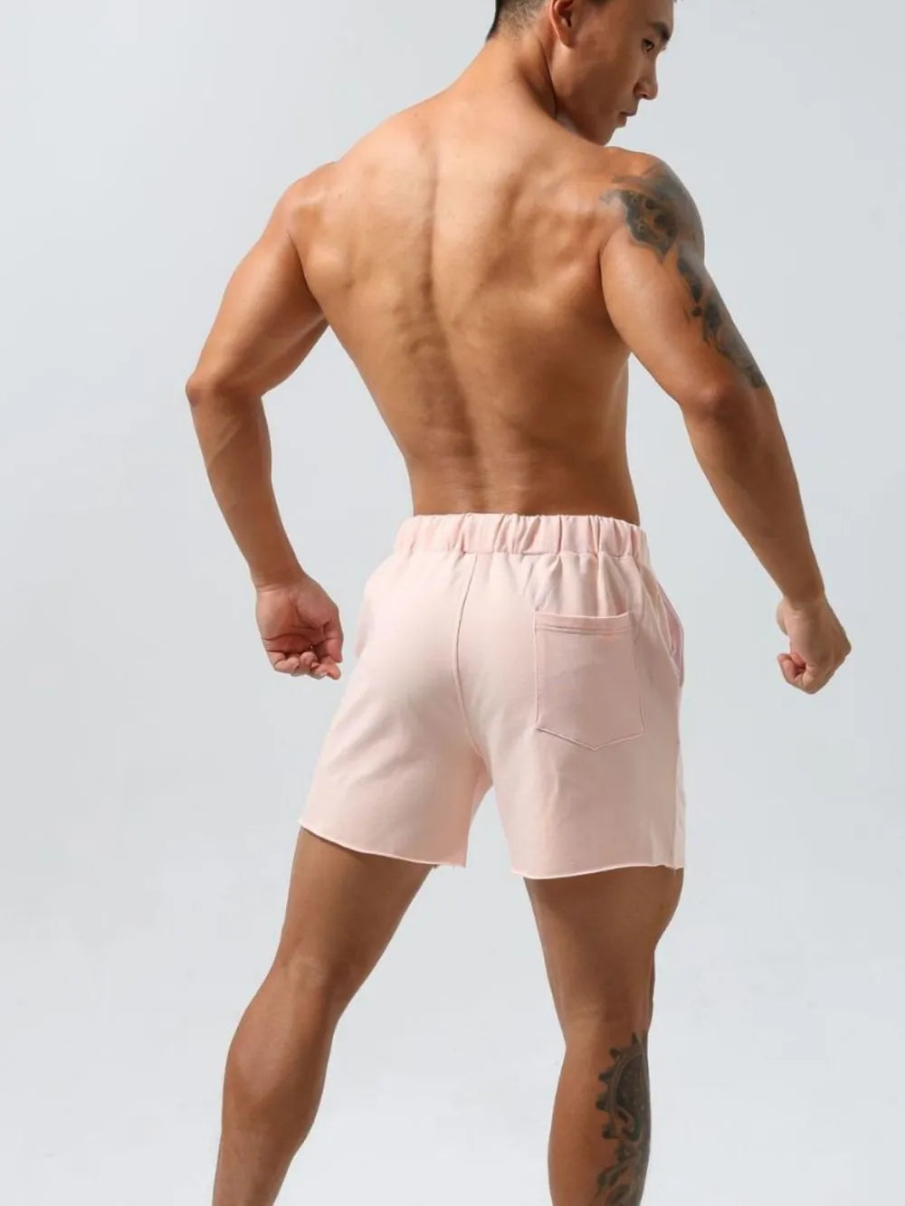 Men's Plus Size Drawstring Elastic Waist Shorts Carauana Store