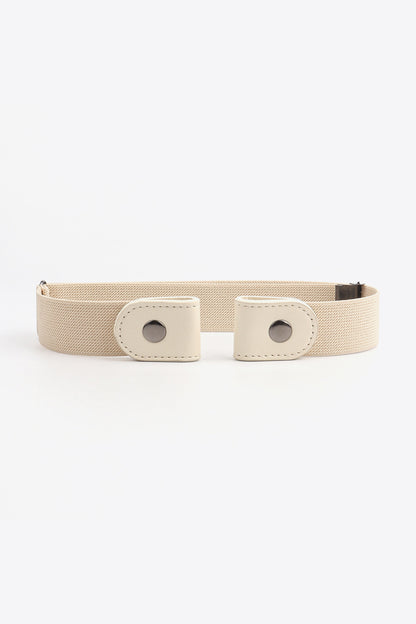 PU Elastic Snap Closure Belt Carauana Store