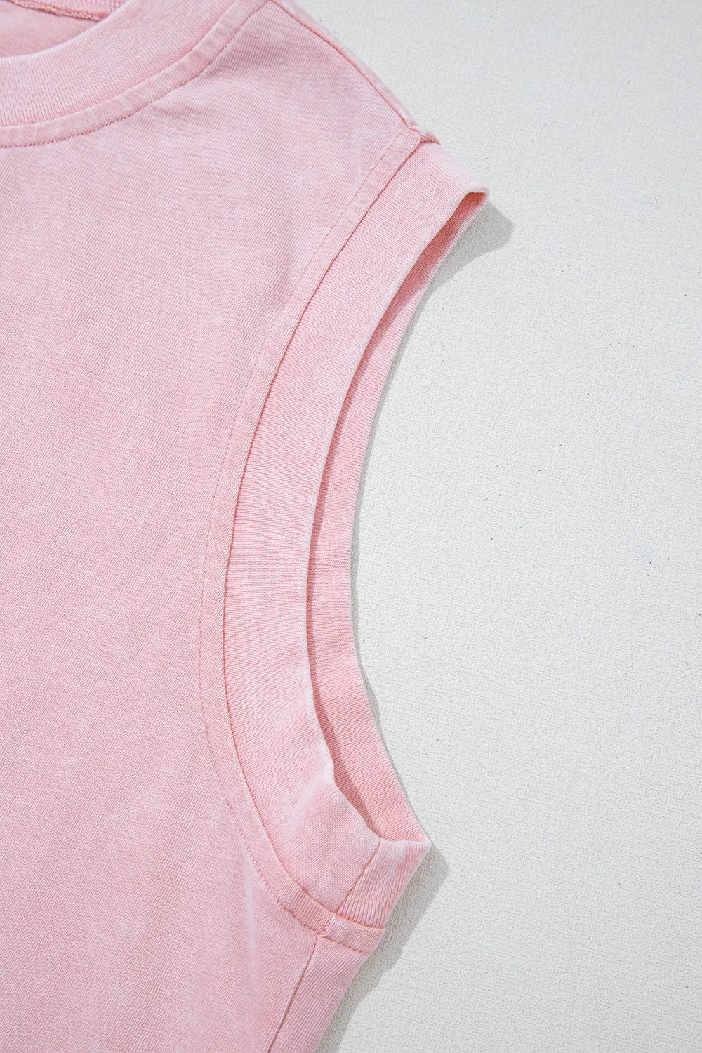 Mineral Wash Cotton Tank Top and Slit Skort Set Carauana Store