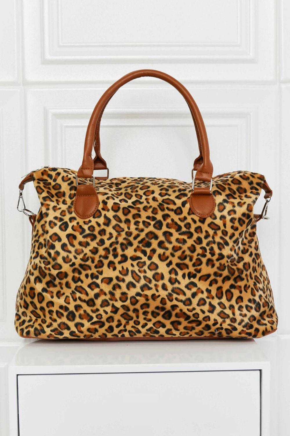 Animal Print Brushed Weekender Bag Carauana Store
