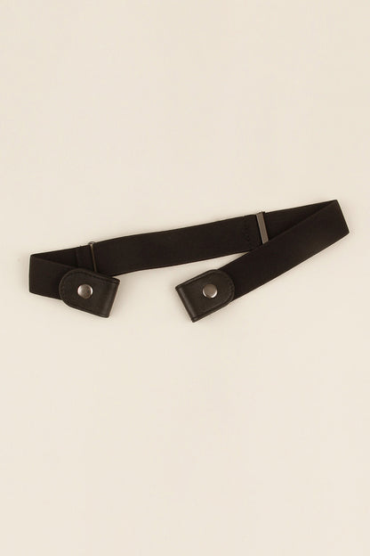 PU Elastic Snap Closure Belt Carauana Store
