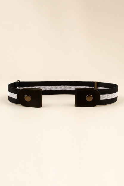 PU Elastic Snap Closure Belt Carauana Store
