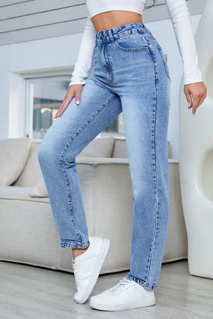 Straight Jeans with Pockets Carauana Store
