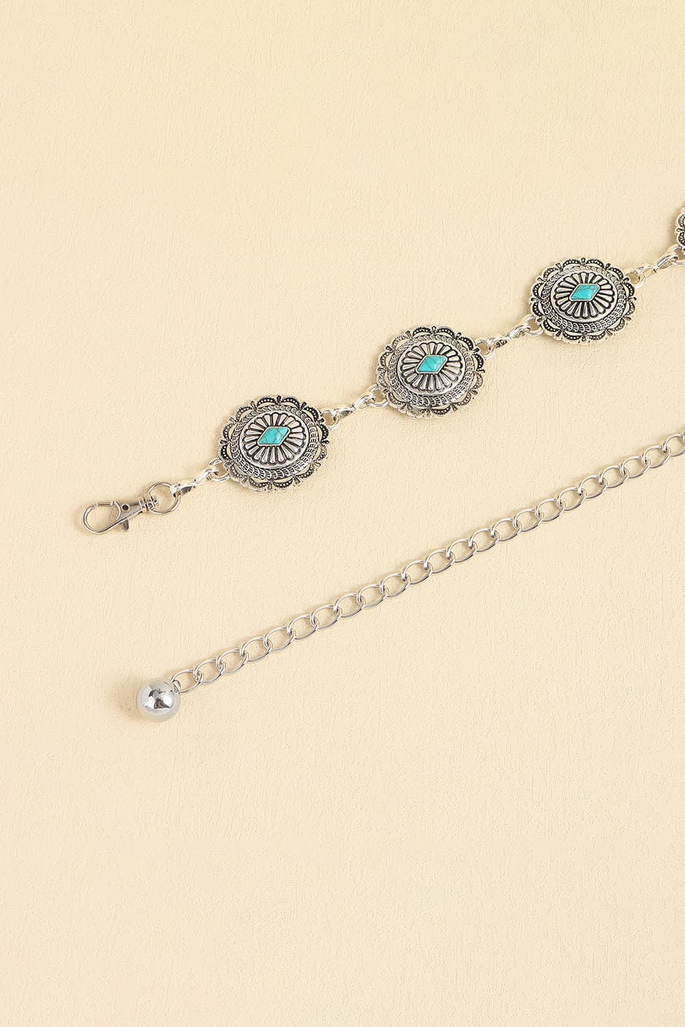 Vintage Turquoise Alloy Belt Carauana Store