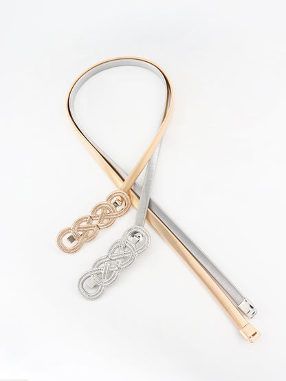 Knot Buckle Metal Belt Carauana Store