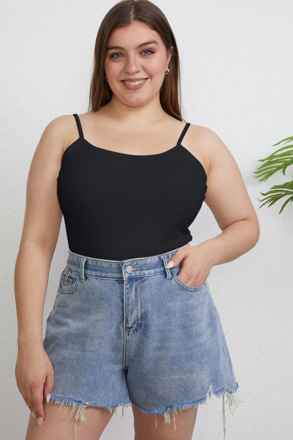 Basic Bae Full Size Round Neck Slim Cami Carauana Store