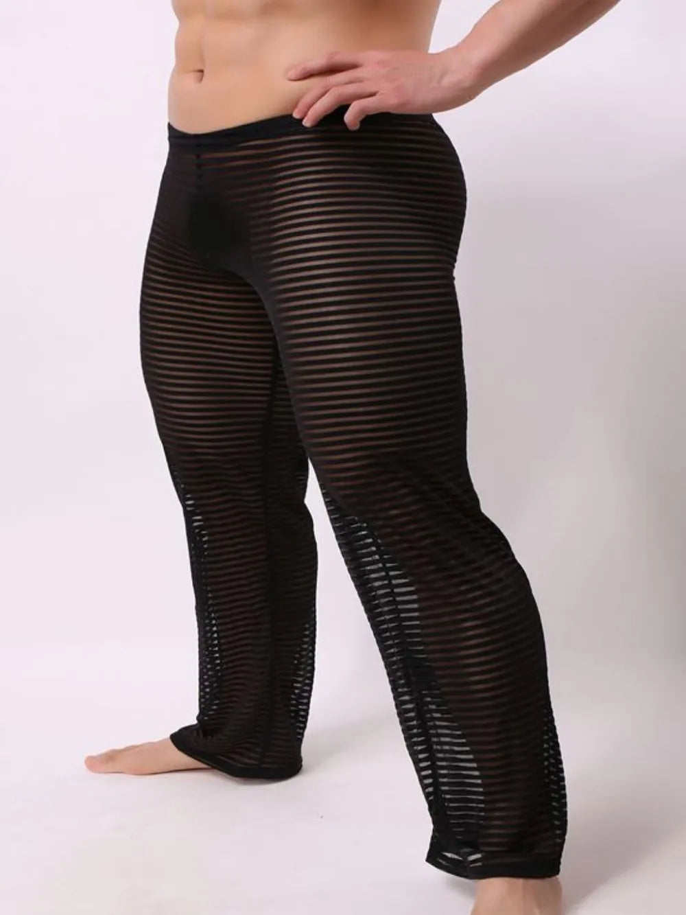 Men's Striped Sheer Pants Carauana Store