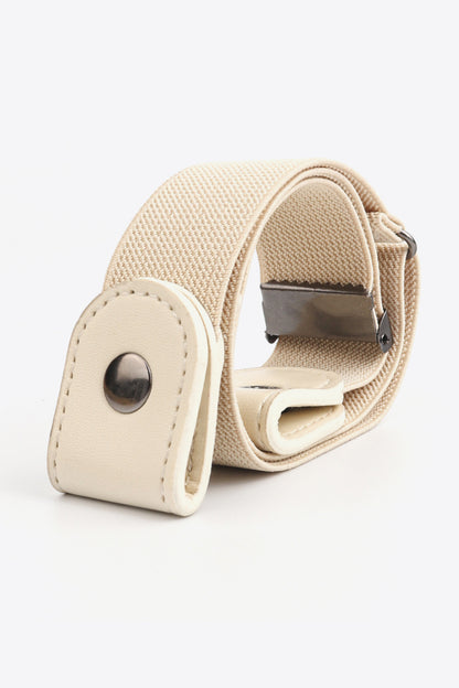 PU Elastic Snap Closure Belt Carauana Store