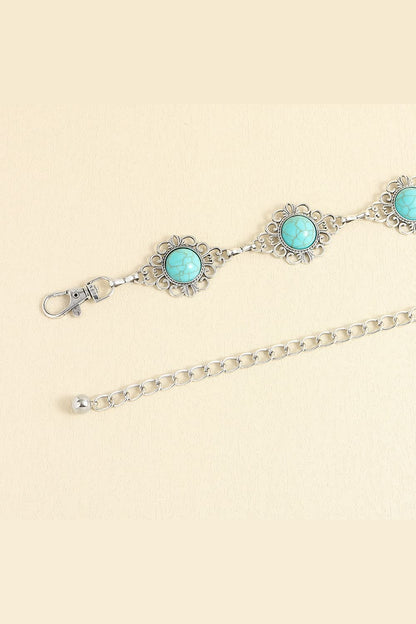 Vintage Turquoise Alloy Belt Carauana Store