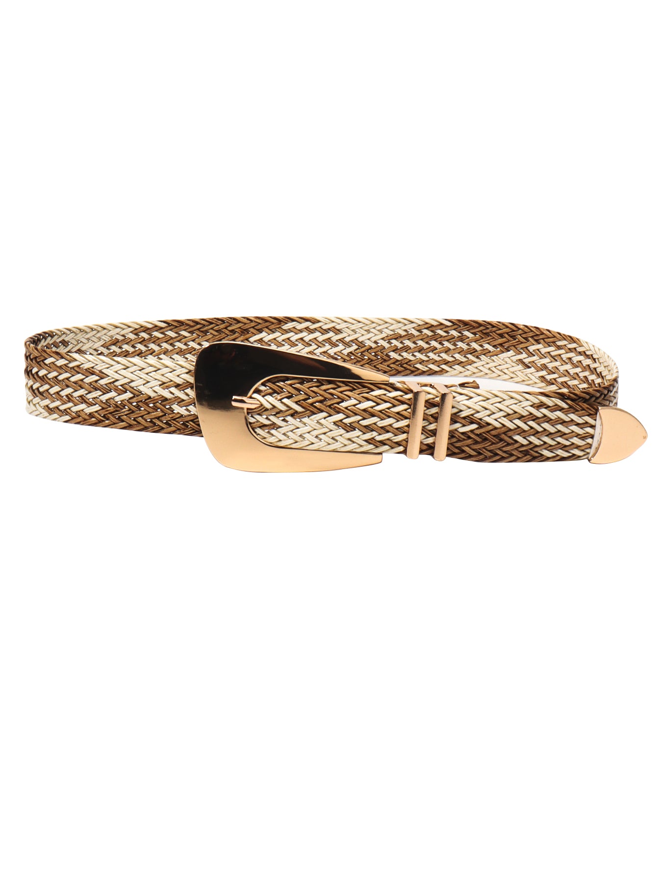 Irregular Buckle Braid Belt Carauana Store