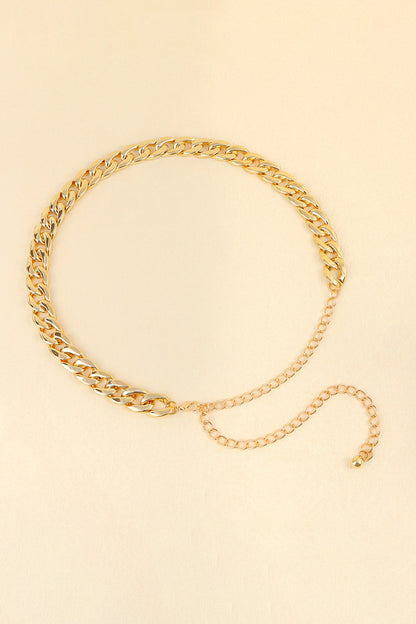 Adjustable Curb Chain Belt Carauana Store