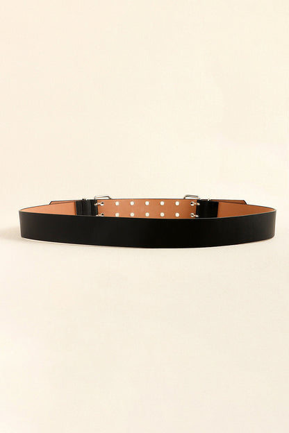 PU Leather Two Row Eyelet Belt Carauana Store