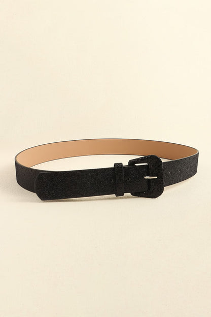 Glitter PU Leather Belt Carauana Store