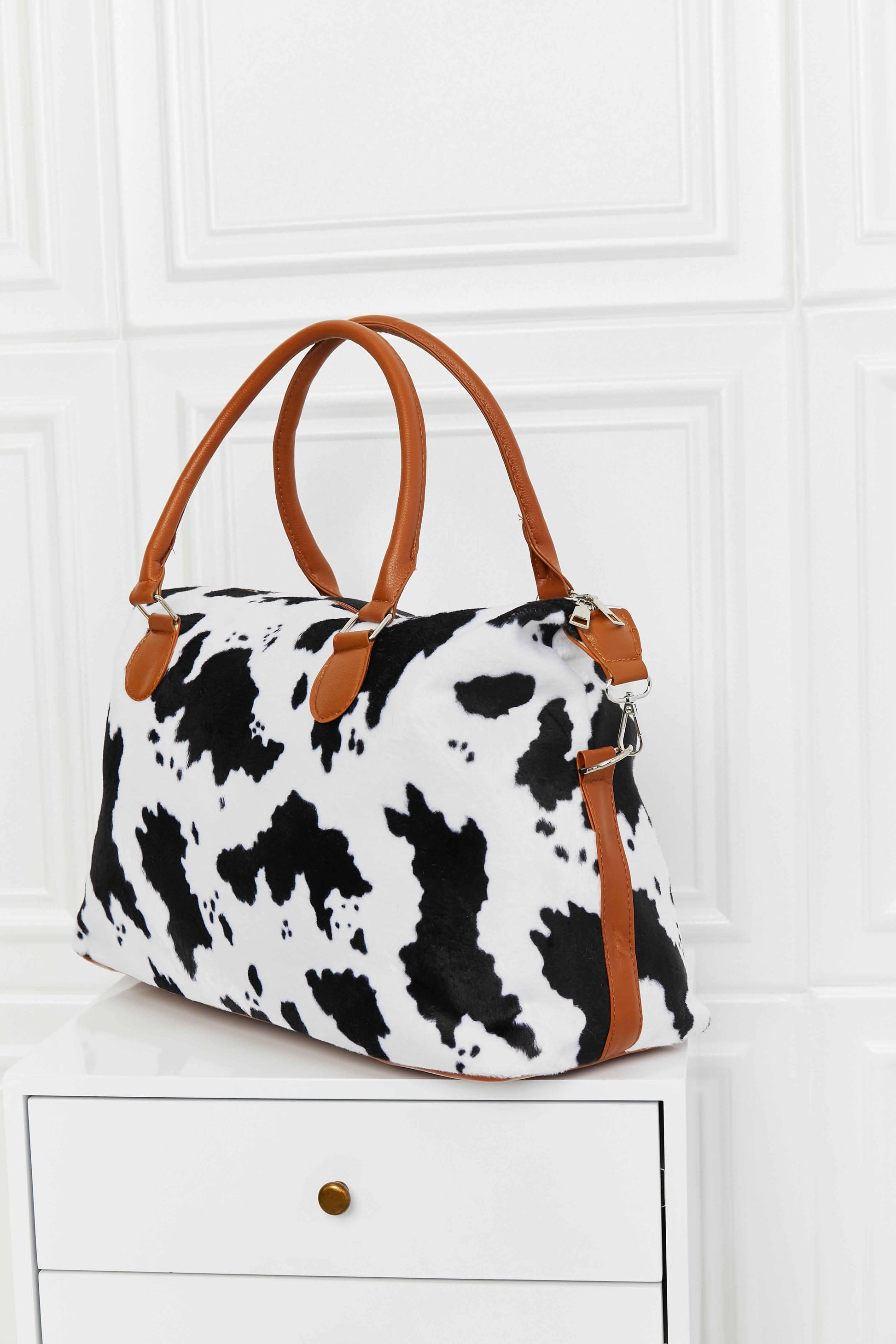 Animal Print Brushed Weekender Bag Carauana Store