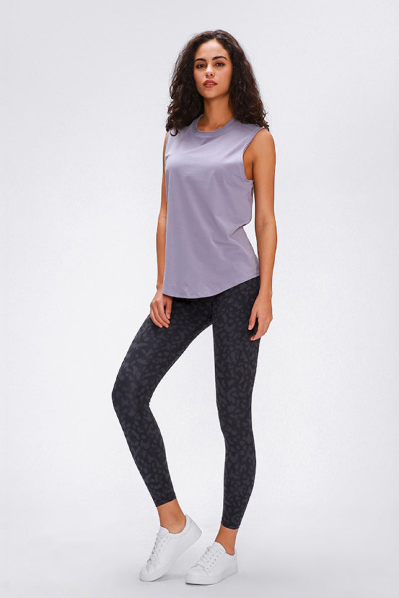 Millennia Wide Seamless Band Waist Sports Leggings Carauana Store