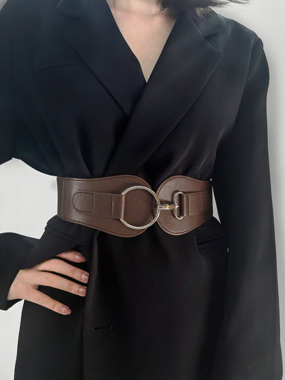 PU Elastic Wide Belt Carauana Store