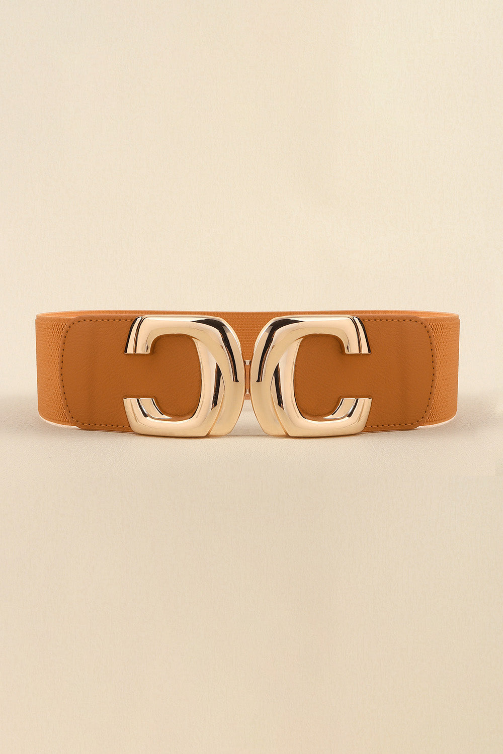 Zinc Alloy Buckle Elastic Wide Belt Carauana Store