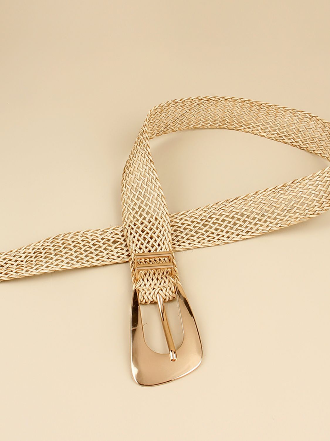 Irregular Buckle Braid Belt Carauana Store